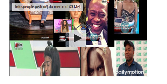 Vidéo: Infos People Walf "petit déj" du mercredi 03 Mai 2017 Vidéo: Infos People Walf "petit déj" du mercredi 03 Mai 2017