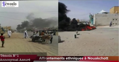 Exclusif: Des affrontements ethniques opposent Maures et Noirs Mauritaniens à Nouakchott Exclusif: Des affrontements ethniques opposent Maures et Noirs Mauritaniens à Nouakchott