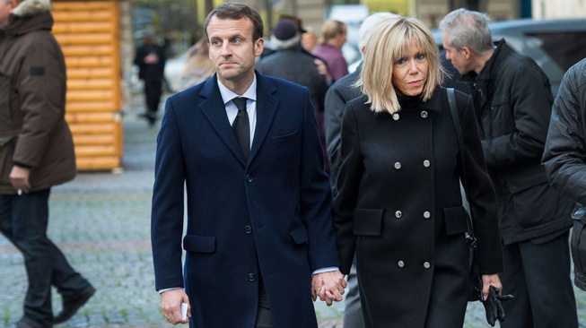 Emmanuel Macron, le président et sa femme Brigitte, la Première dame, l'amour n'a pas d'âge (18 photos)