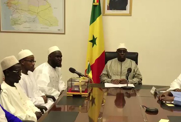 Vidéo – Mouhamadou Moudjitaba DIALLO et Mame Diarra NGOM reçu par Macky Sall…Regardez