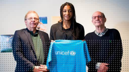 Nafissatou Thiam, nouvelle ambassadrice de l’Unicef Nafissatou Thiam, nouvelle ambassadrice de l’Unicef