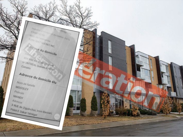 Scandale immobilier au Canada: Pape Mamadou Pouye et ses connections avec Karim Wade et la société immatriculée au Québec Scandale immobilier au Canada: Pape Mamadou Pouye et ses connections avec Karim Wade et la société immatriculée au Québec