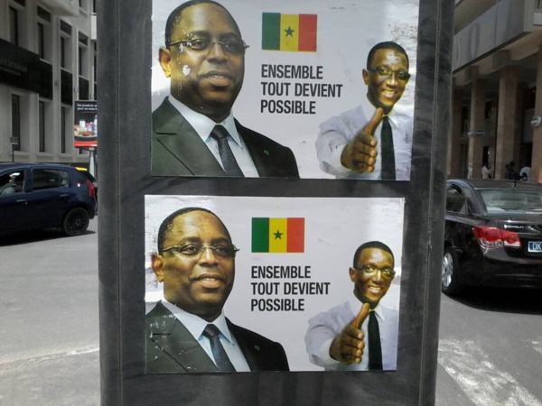 Des affiches plagiant le slogan officiel de Nicolas Sarkozy en 2007 à Dakar Plateau, une campagne de sabotage contre Amadou Bâ dénoncée Des affiches plagiant le slogan officiel de Nicolas Sarkozy en 2007 à Dakar Plateau, une campagne de sabotage contre Amadou Bâ dénoncée