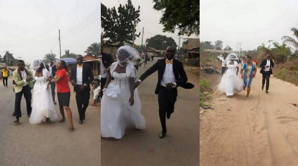 En images: la mariée s’enfuit de l’église après avoir appris que son fiancé n’est pas un riche pétrolier En images: la mariée s’enfuit de l’église après avoir appris que son fiancé n’est pas un riche pétrolier