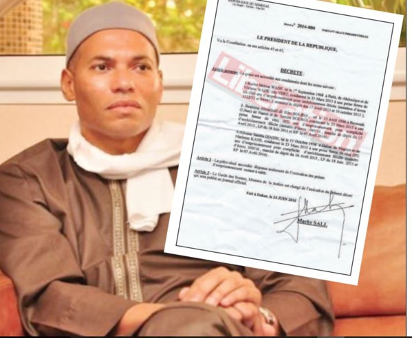 Comment Karim Wade a été gracié par Macky Sall, les révélations du décret présidentiel Comment Karim Wade a été gracié par Macky Sall, les révélations du décret présidentiel