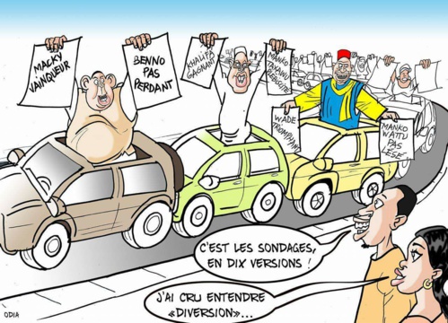 Sondages approximatifs (La Tribune d'Odia) Sondages approximatifs (La Tribune d'Odia)
