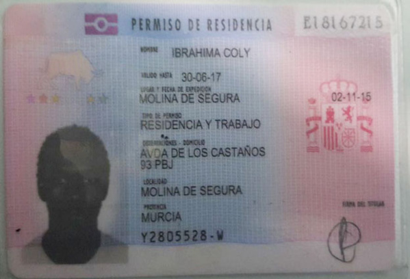 Avis de décès: Ibrahima Coly, décédé des suites d’une longue maladie á l’hôpital Arrixaca de El palmar Avis de décès: Ibrahima Coly, décédé des suites d’une longue maladie á l’hôpital Arrixaca de El palmar