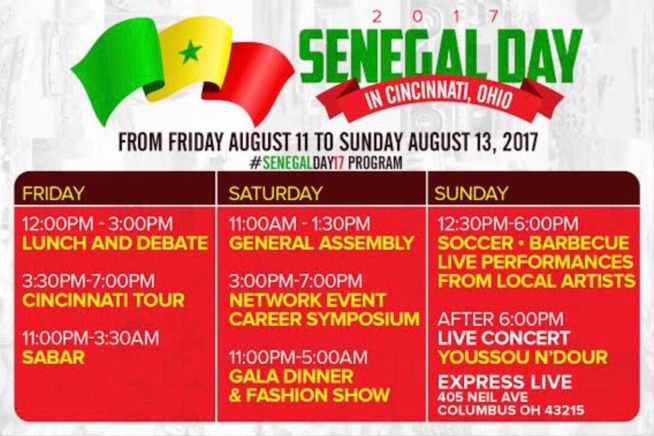 FROM SENEGAL TO THE STATES, vous donne rendez-vous du 11 au 13 aout à Cincinati FROM SENEGAL TO THE STATES, vous donne rendez-vous du 11 au 13 aout à Cincinati
