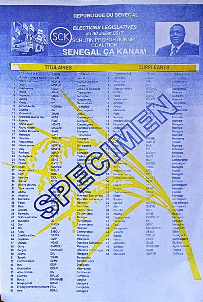 Dernier virage avant le scrutin: Le SCK de Me Ousmane Ngom risque une surprise aux législatives. Dernier virage avant le scrutin: Le SCK de Me Ousmane Ngom risque une surprise aux législatives.