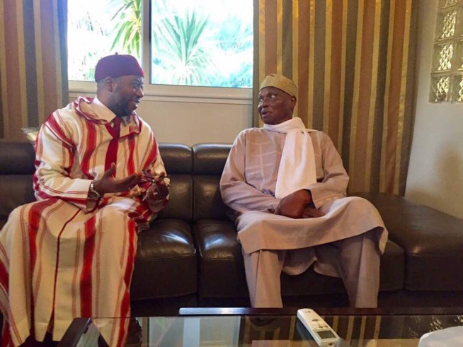 Sheikh Alassane Sène reçu par le couple Wade. Que trame le guide religieux?