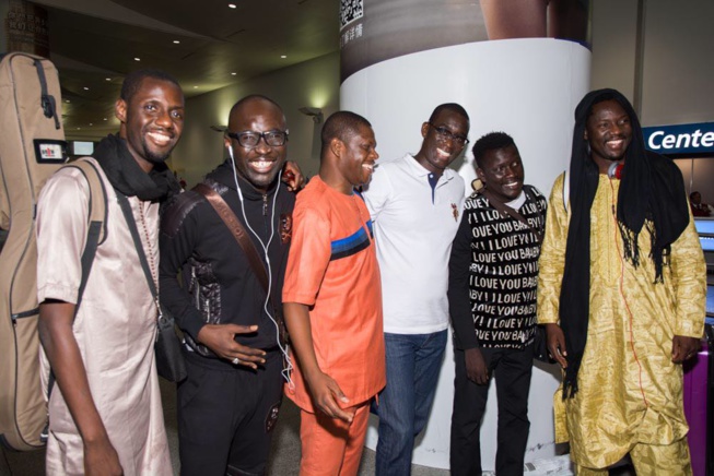 AMERICAN TOUR WITH NEW AFRICAN PRODUCTION: Arrivé du groupe Bidew Bou Bess à JFK aéroport.