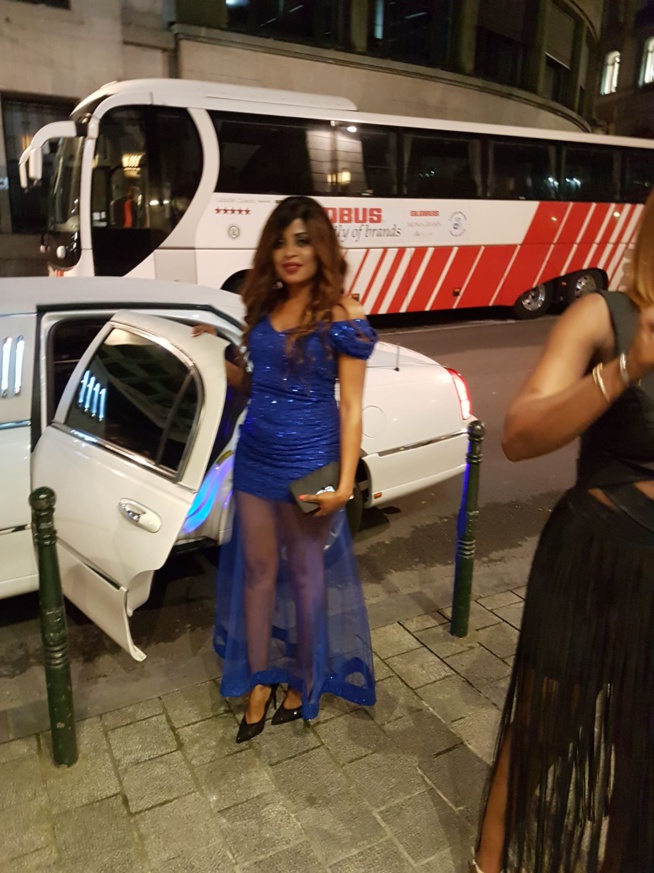 Fifi Ba et Fatou Janeh la promotrice Gambienne toutes ravissantes à la soirée explosive de Waly Seck à Bruxelles