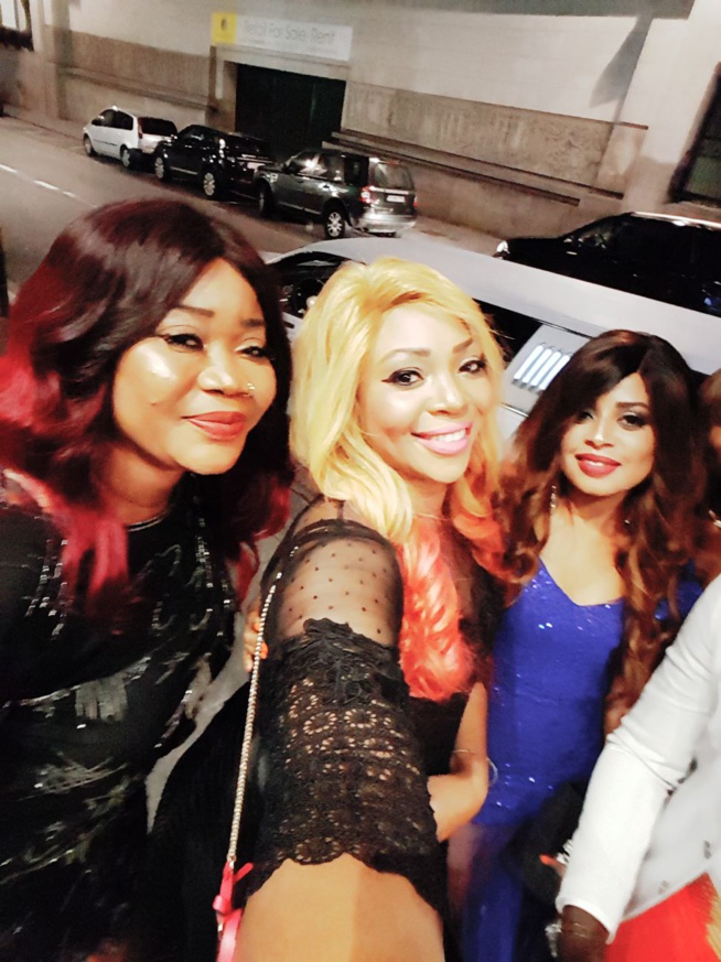 Fifi Ba et Fatou Janeh la promotrice Gambienne toutes ravissantes à la soirée explosive de Waly Seck à Bruxelles