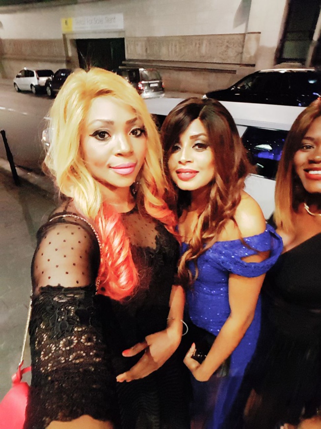 Fifi Ba et Fatou Janeh la promotrice Gambienne toutes ravissantes à la soirée explosive de Waly Seck à Bruxelles