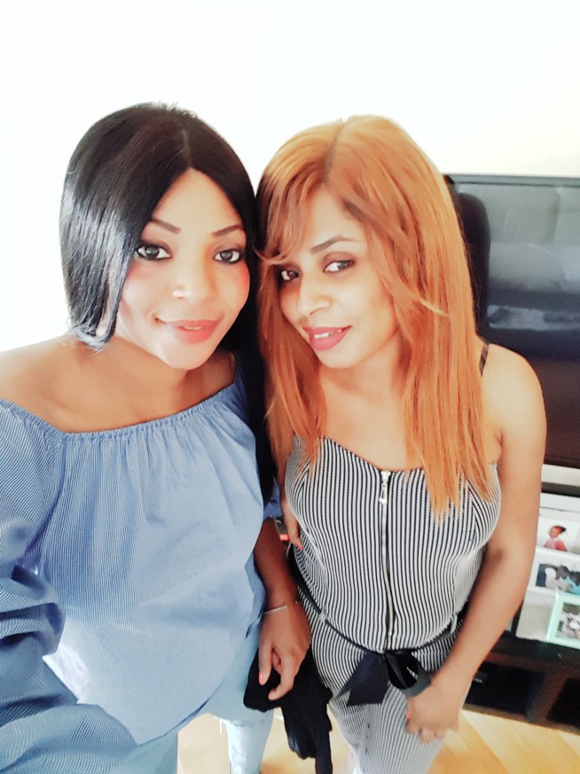 Fifi Ba et Fatou Janeh la promotrice Gambienne toutes ravissantes à la soirée explosive de Waly Seck à Bruxelles