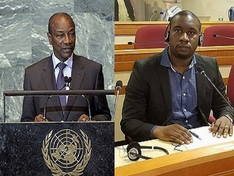 ONU: Alpha Condé exige l’expulsion d’un jeune opposant à son régime de la salle de conférence ONU: Alpha Condé exige l’expulsion d’un jeune opposant à son régime de la salle de conférence