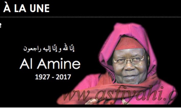 Macky Sall: « La Nation vient de perdre Serigne Abdou Aziz Sy Al Amine, un de ses remparts les plus solides, un chantre infatigable de l'unité nationale, de la cohésion sociale et de la paix des cœurs » Macky Sall: « La Nation vient de perdre Serigne Abdou Aziz Sy Al Amine, un de ses remparts les plus solides, un chantre infatigable de l'unité nationale, de la cohésion sociale et de la paix des cœurs »