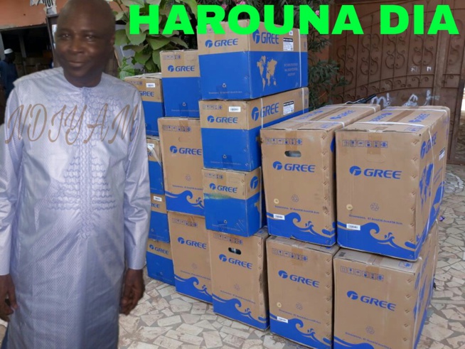 Harouna Dia vient de remettre 10 climatiseurs de 2 chevaux à l'hôpital de Ourossogui Harouna Dia vient de remettre 10 climatiseurs de 2 chevaux à l'hôpital de Ourossogui