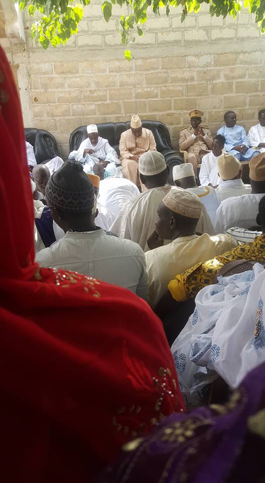 Le président SALL à Fatick au chevet de sa famille endeuillée Le président SALL à Fatick au chevet de sa famille endeuillée