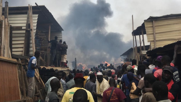 Lendemain de l'incendie à "Pakk Lambaye" : Les propriétaire des étals refusent de déguerpir