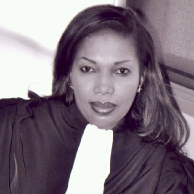 Me Dior Diagne la célèbre avocate en deuil. Me Dior Diagne la célèbre avocate en deuil.