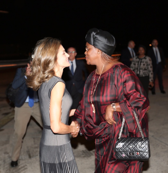 Marième Faye Sall accueille la Reine consort d’Espagne, Letizia Ortiz Marième Faye Sall accueille la Reine consort d’Espagne, Letizia Ortiz