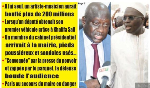 Affaire Khalifa Sall : Des patrons de presse, marabouts, politiciens, artistes...tous dans la Caisse d’avance ! Affaire Khalifa Sall : Des patrons de presse, marabouts, politiciens, artistes...tous dans la Caisse d’avance !