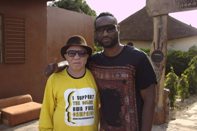 L'artiste Franco - Sénégalo - Malien, Keithzy auteur de "TRAUMATISÉ" avec son oncle Salif Keita. L'artiste Franco - Sénégalo - Malien, Keithzy auteur de "TRAUMATISÉ" avec son oncle Salif Keita.