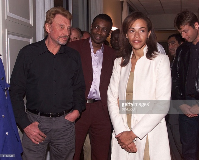 Photos : Youssou Ndour, Syndièly Wade et Johnny Halliday Photos : Youssou Ndour, Syndièly Wade et Johnny Halliday