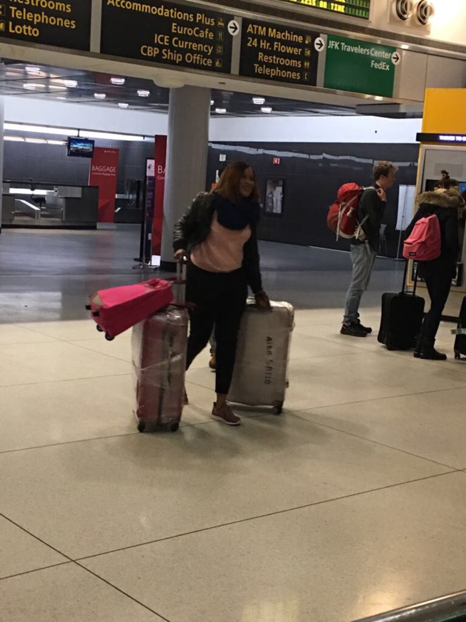 APAP NEW YORK 2018: Aida Samb arrive à l'aéroport John Federal Kennedy pour sa participation avec New African Production de Birane Sarr