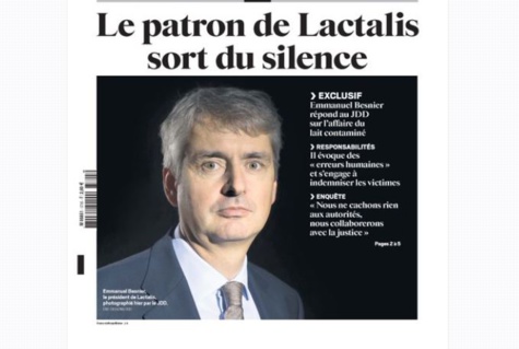 Scandale du lait contaminé : le PDG de Lactalis sort de silence, des centaines de plaintes tombent sur sa tête Scandale du lait contaminé : le PDG de Lactalis sort de silence, des centaines de plaintes tombent sur sa tête