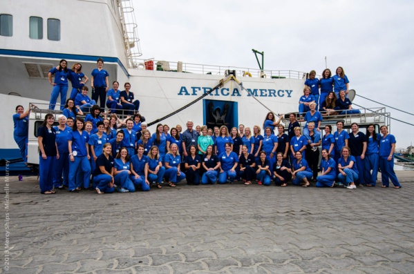 "Africa Mercy": Près de 2500 opèrations prévues dans le Bateau-hôpital "Africa Mercy": Près de 2500 opèrations prévues dans le Bateau-hôpital