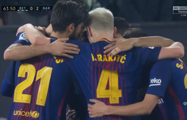 Vidéo – Liga : Le Barça corrige le Betis et consolide son statut de leader