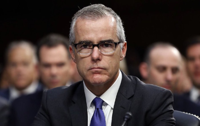 ETATS-UNIS : Le directeur adjoint du FBI, Andrew McCabe, démissionne ETATS-UNIS : Le directeur adjoint du FBI, Andrew McCabe, démissionne