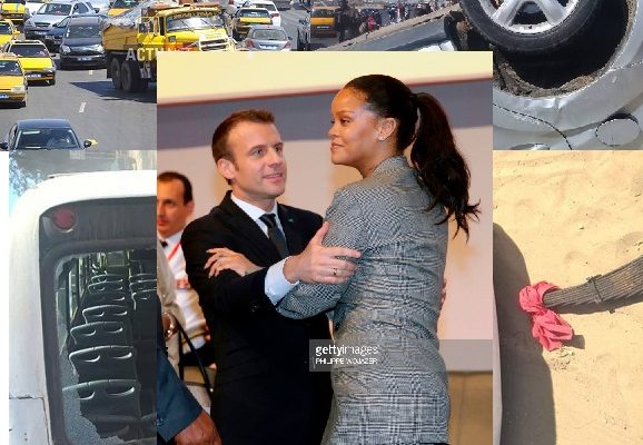 Rihanna et Emmanuel Macron à Dakar : Plusieurs accidents dans la Capitale Dakaroise Aujourd’hui… Rihanna et Emmanuel Macron à Dakar : Plusieurs accidents dans la Capitale Dakaroise Aujourd’hui…