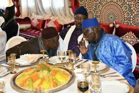 Le Khalife général des Tidjanes, Serigne Babacar Sy Mansour, hôte du roi du Maroc, sa Majesté le roi Mouhamed VI Le Khalife général des Tidjanes, Serigne Babacar Sy Mansour, hôte du roi du Maroc, sa Majesté le roi Mouhamed VI