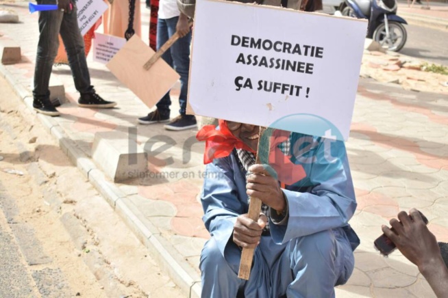 Les premières images de la la Grande marche de l'opposition ce vendredi 09 février 2018 Les premières images de la la Grande marche de l'opposition ce vendredi 09 février 2018