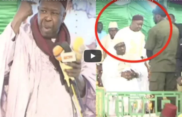 VIDEO – GAMOU DE LOUGA – Le Gouverneur boude la Cérémonie: Très en colère, Serigne Mansour Sy Djamil crache ses … VIDEO – GAMOU DE LOUGA – Le Gouverneur boude la Cérémonie: Très en colère, Serigne Mansour Sy Djamil crache ses …