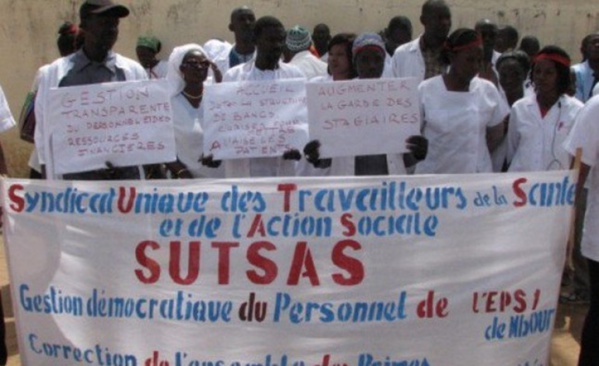 Santé - Mballo Dia Thiam et ses camarades menacent de faire du Gueusseum au cas où les promesses ne seraient pas honorées Santé - Mballo Dia Thiam et ses camarades menacent de faire du Gueusseum au cas où les promesses ne seraient pas honorées