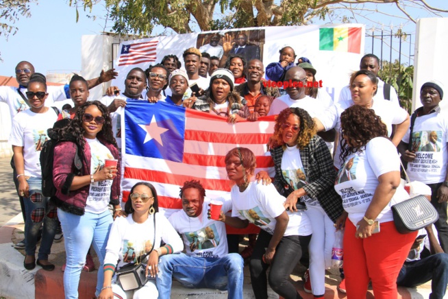 Les images de l'arrivé du nouveau Président Libérien George Whea avec le Président Macky Sall à Dakar. Les images de l'arrivé du nouveau Président Libérien George Whea avec le Président Macky Sall à Dakar.