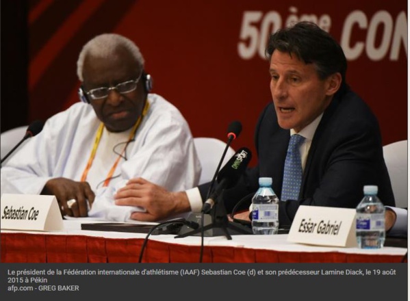 Corruption à l'IAAF: Lamine Diack veut une confrontation avec Coe qui l'accepte