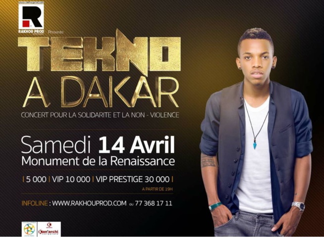 Du lourd à Dakar Tekno arrive le 14 avril avec RAKHOU PROD Du lourd à Dakar Tekno arrive le 14 avril avec RAKHOU PROD