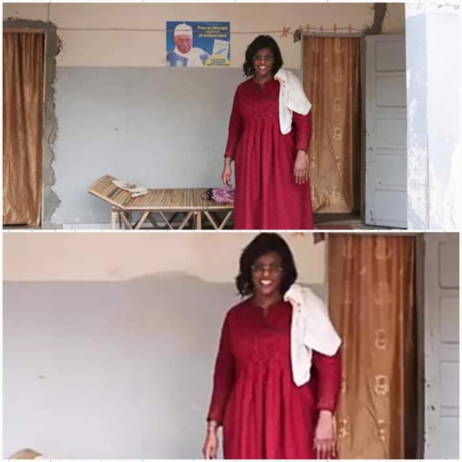 PHOTO DE MARIÈME FAYE SALL AVEC L'AFFICHE DE WADE DERRIÈRE : La polémique