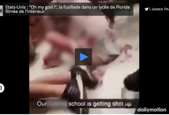 Etats-Unis : "Oh my god !", la fusillade dans un lycée de Floride filmée de l'intérieur