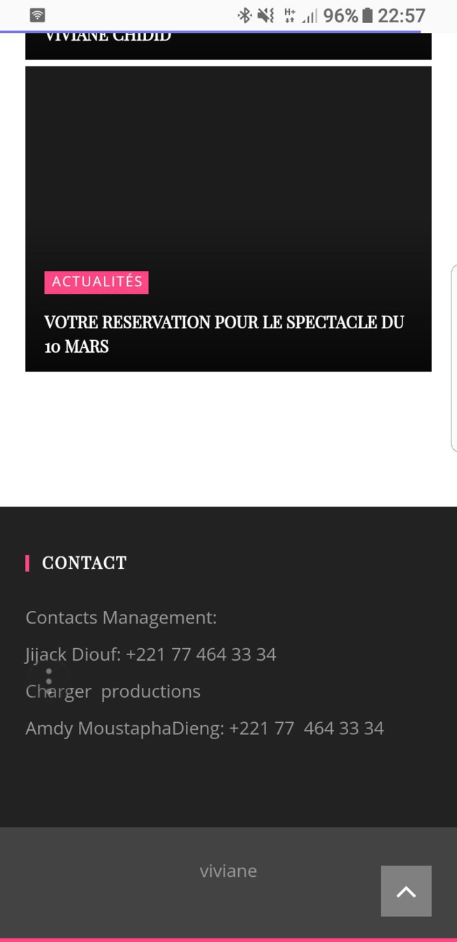Moustapha Dieng de Sen Art Vision voudrait- il écarter Djidiack Diouf chez Viviane?Regardez bien les deux contacts . Moustapha Dieng de Sen Art Vision voudrait- il écarter Djidiack Diouf chez Viviane?Regardez bien les deux contacts .