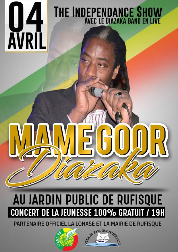 Independance Show : Mame goor fête la jeunesse à Rufisque le 04 Avril.