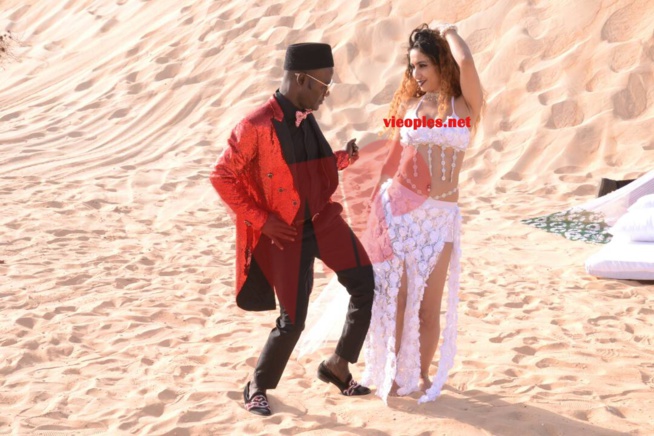 EXCLUSIF: Les 85 first images du tournage de la vidéo explosive du nouvel album "ENJOY"de Pape Diouf,qui vient d'enregistrer 40 000 commandes à 48H de sa sortie