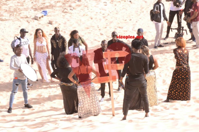 EXCLUSIF: Les 85 first images du tournage de la vidéo explosive du nouvel album "ENJOY"de Pape Diouf,qui vient d'enregistrer 40 000 commandes à 48H de sa sortie