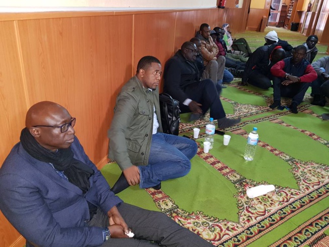 Bougane Gueye "Gueum Sa Bopp" a pris part  à la marche des Sénégalais à Madrid.