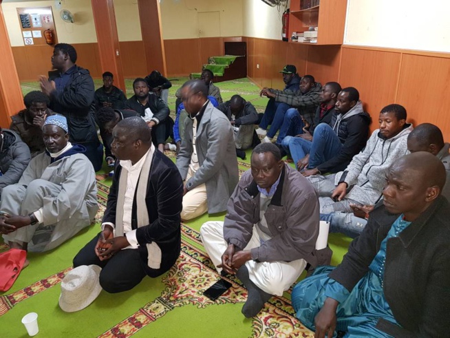 Bougane Gueye "Gueum Sa Bopp" a pris part  à la marche des Sénégalais à Madrid.